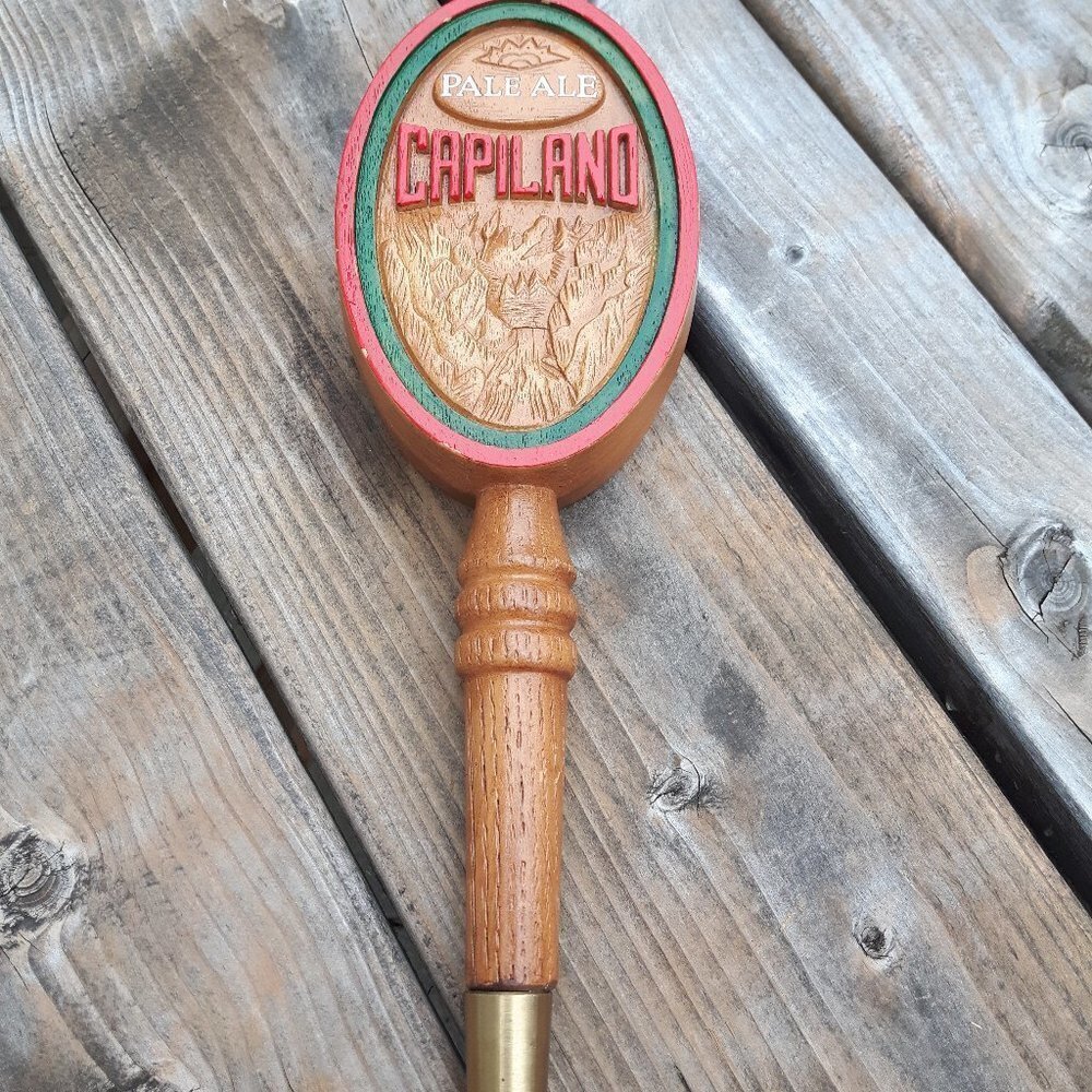 Vintage Capilano Pale Ale Wooden Tap Handle Britis